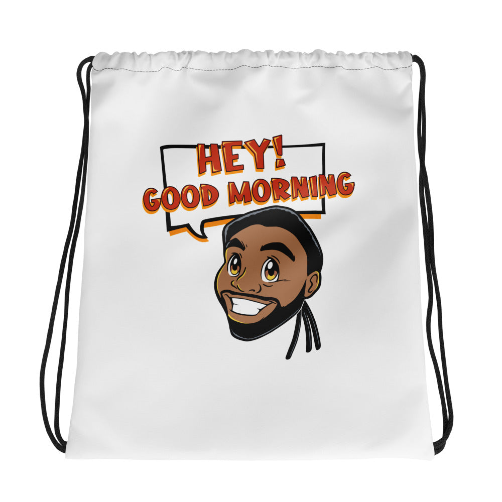 Good Morning Drawstring Bag