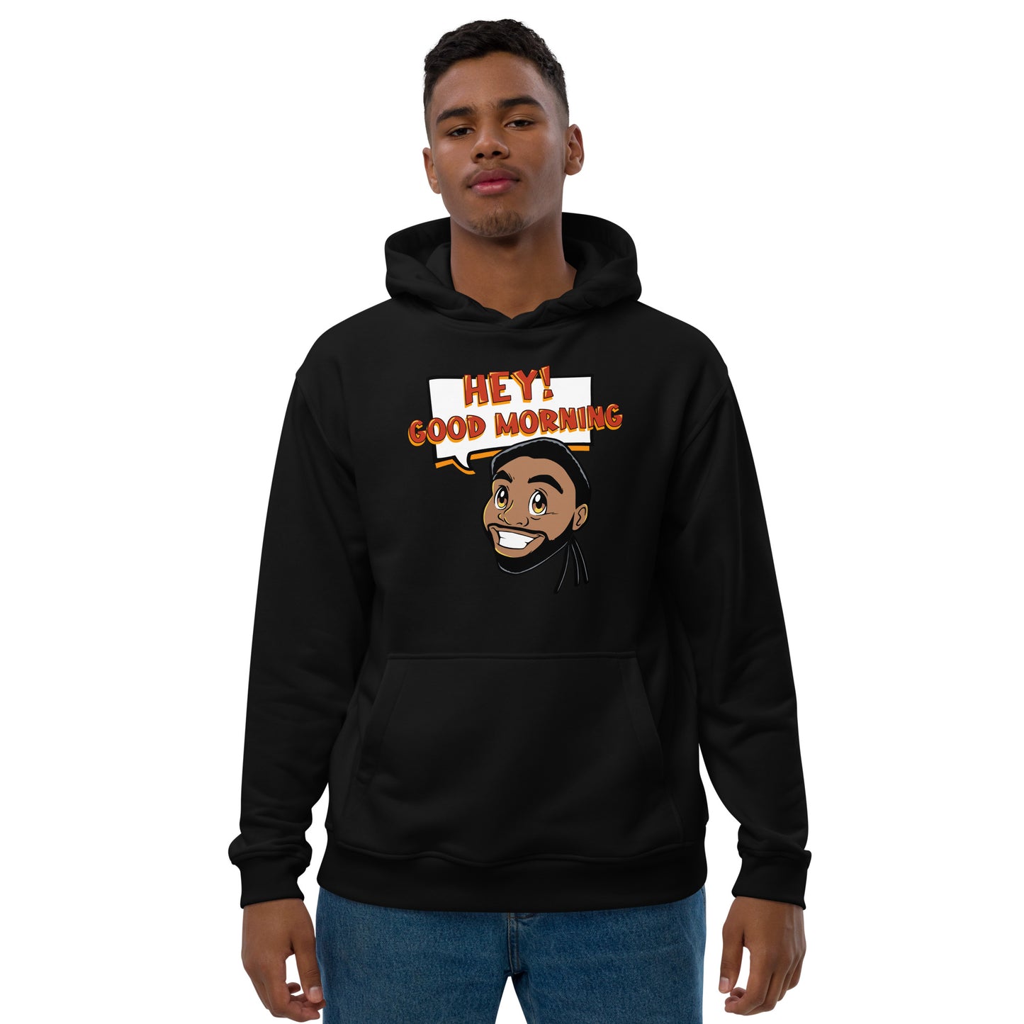Men's Good Morning Eco Hoodie