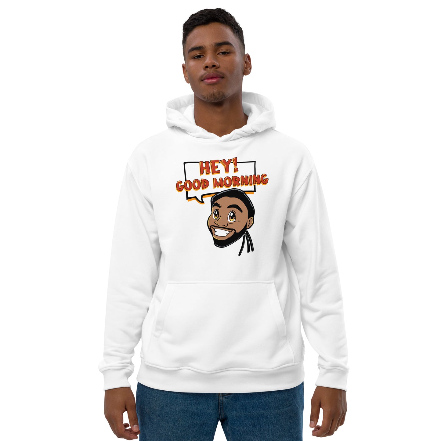 Men's Good Morning Eco Hoodie