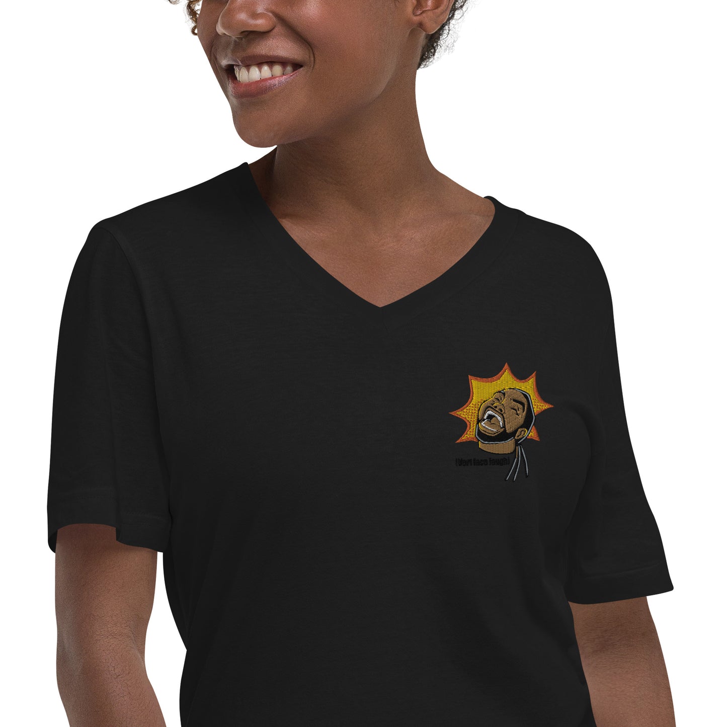 Women's Vert Laugh V-Neck T-Shirt